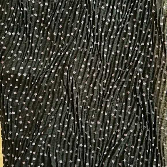 Vince Starry Dot Tiered Midi Dress in Blue Size Large - Picture 11 of 14